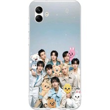 TechTree Samsung Galaxy A06 Uyumlu Tray Kids K-Pop Grubu ve Skzoo Temalı Baskılı Silikon Kılıf