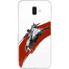 TechTree Samsung Galaxy J6 Plus Uyumlu Şaha Kalkmış At Detaylı Atatürk  Baskılı Silikon Kılıf