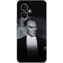 TechTree Honor 400 Uyumlu Zarafet ve Asalet: Atatürk Smokinli Baskılı Silikon Kılıf