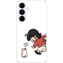 TechTree Samsung Galaxy S25 Fe Uyumlu Zorla Çekiştirilen Sevgili - Çift Kombini Baskılı Silikon Kılıf