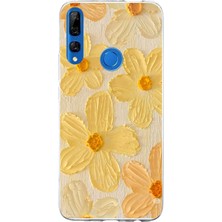TechTree Honor 9x Uyumlu Güneşin Dokunuşu Sarı Papatya Baskılı Silikon Kılıf