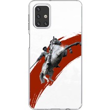 TechTree Samsung Galaxy M31S Uyumlu Şaha Kalkmış At Detaylı Atatürk  Baskılı Silikon Kılıf