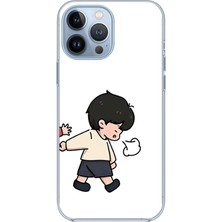 TechTree iPhone 13 Pro Max Uyumlu Zorla Götürülen Sevgili - Çift Kombini Baskılı Silikon Kılıf