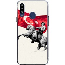 TechTree Samsung Galaxy A20S Uyumlu Onur Anıtı Detaylı Atatürk Baskılı Silikon Kılıf