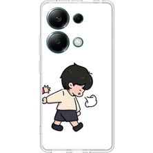 TechTree Redmi Note 13 Pro 4g Uyumlu Zorla Götürülen Sevgili - Çift Kombini Baskılı Silikon Kılıf