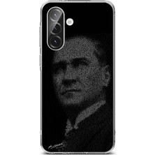 TechTree Samsung Galaxy A56 Uyumlu Gençliğe Hitabe Yazılı Atatürk Silüeti Baskılı Silikon Kılıf