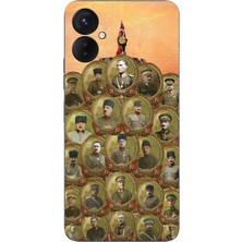 TechTree Tecno Spark 9 Pro Uyumlu Atatürk ve Kurtuluş Savaşı Komutanları Baskılı Silikon Kılıf