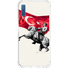 TechTree Samsung Galaxy A7 2018 Uyumlu Onur Anıtı Detaylı Atatürk Baskılı Silikon Kılıf