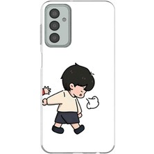 TechTree Samsung Galaxy M13-M23 Uyumlu Zorla Götürülen Sevgili - Çift Kombini Baskılı Silikon Kılıf