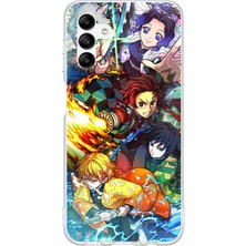 TechTree Samsung Galaxy A04S Uyumlu Demon Slayer Efsanesi:iblis Avcıları Baskılı Silikon Kılıf