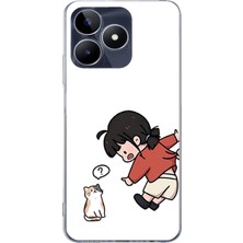 TechTree Realme C53 Uyumlu Zorla Çekiştirilen Sevgili - Çift Kombini Baskılı Silikon Kılıf