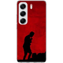 TechTree Tecno Camon 40 Pro Uyumlu Gölge ve Siluet Detaylı Atatürk Baskılı Silikon Kılıf