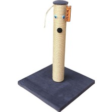 Feyza Design 42 cm Gri Kedi Tırmalama Tahtası, Dayanıklı ve Şık Tasarım