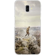 TechTree Samsung Galaxy J6 Plus Uyumlu Cephede Komutan Bağımsızlık Atatürk Baskılı Silikon Kılıf