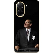 TechTree Redmi A5 Uyumlu Ufka Bakan Lider Atatürk Baskılı Silikon Kılıf