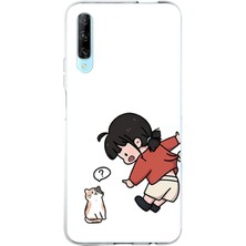 TechTree Huawei P Smart Pro Uyumlu Zorla Çekiştirilen Sevgili - Çift Kombini Baskılı Silikon Kılıf