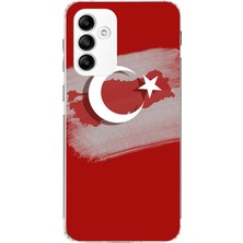 TechTree Samsung Galaxy A05S Uyumlu Türkiye Harita Detaylı Türk Bayrağı Baskılı Silikon Kılıf
