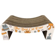 Feyza Design Kedi Tırmalama Kartonu, Desenli, 40X25X15 Cm, Eğlenceli ve Kullanışlı