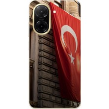 TechTree Redmi A5 Uyumlu Dev Türk Bayrağı Baskılı Silikon Kılıf