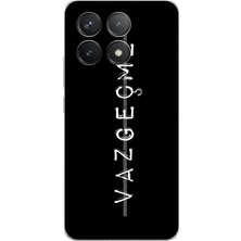 TechTree Poco F6 Pro Uyumlu Vazgeçme Yazılı Baskılı Silikon Kılıf