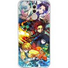 TechTree Huawei Mate 20 Lite Uyumlu Demon Slayer Efsanesi:iblis Avcıları Baskılı Silikon Kılıf