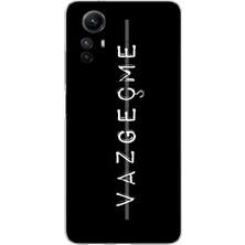 TechTree Redmi Note 12S Uyumlu Vazgeçme Yazılı Baskılı Silikon Kılıf