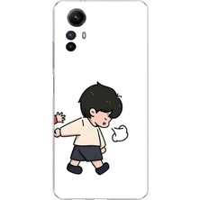 TechTree Redmi Note 12S Uyumlu Zorla Götürülen Sevgili - Çift Kombini Baskılı Silikon Kılıf