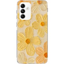 TechTree Samsung Galaxy A05S Uyumlu Güneşin Dokunuşu Sarı Papatya Baskılı Silikon Kılıf