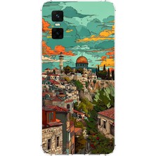 TechTree Infinix Gt 30 Pro Uyumlu Özgür Filistin ve Kubbetüs Sahra Baskılı Silikon Kılıf