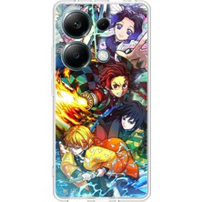 TechTree Redmi Note 13 Pro 4g Uyumlu Demon Slayer Efsanesi:iblis Avcıları Baskılı Silikon Kılıf