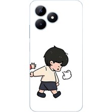 TechTree Realme Note 50 Uyumlu Zorla Götürülen Sevgili - Çift Kombini Baskılı Silikon Kılıf