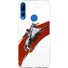 TechTree Honor 9x Uyumlu Şaha Kalkmış At Detaylı Atatürk  Baskılı Silikon Kılıf