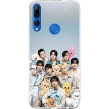 TechTree Honor 9x Uyumlu Tray Kids K-Pop Grubu ve Skzoo Temalı Baskılı Silikon Kılıf