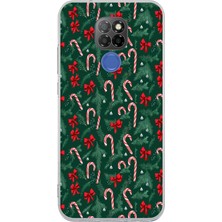 TechTree General Mobile Gm 20 Uyumlu Yılbaşı Çam Ağacı ve Baston Şeker Baskılı Silikon Kılıf