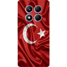 TechTree Redmi Note 14 Pro Plus Uyumlu Türk Bayrağı Baskılı Silikon Kılıf