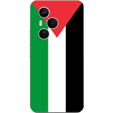 TechTree Honor 400 Pro Uyumlu Filistin Bayrağı Baskılı Silikon Kılıf