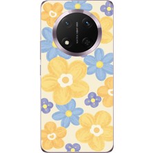 TechTree Honor Magic 7 Lite Uyumlu Soft Pastel Çiçek Bahçesi Baskılı Silikon Kılıf