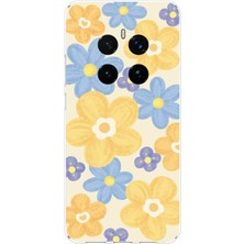 TechTree Honor Magic 7 Pro Uyumlu Soft Pastel Çiçek Bahçesi Baskılı Silikon Kılıf