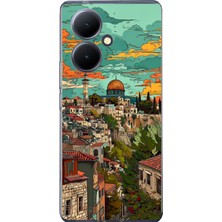 TechTree Vivo V29 Lite 5g Uyumlu Özgür Filistin ve Kubbetüs Sahra Baskılı Silikon Kılıf