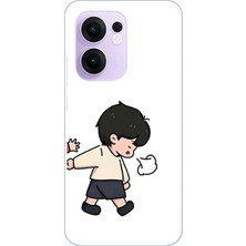 TechTree Oppo Reno 13F Uyumlu Zorla Götürülen Sevgili - Çift Kombini Baskılı Silikon Kılıf