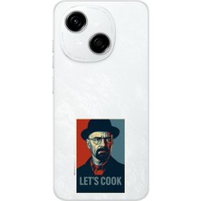 TechTree Tecno Spark Go 1 Uyumlu Lets Cook Afiş Baskılı Silikon Kılıf