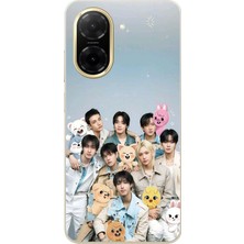 TechTree Redmi A5 Uyumlu Tray Kids K-Pop Grubu ve Skzoo Temalı Baskılı Silikon Kılıf