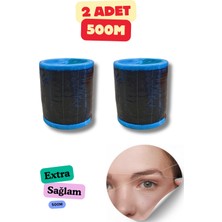 Sağlam ve Dayanıklı Kuaför ve Dikiş Ipi, Siyah, 500M, 2 Adet