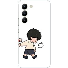 TechTree Vivo V30 Lite Uyumlu Zorla Götürülen Sevgili - Çift Kombini Baskılı Silikon Kılıf