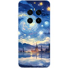 TechTree Honor Magic 7 Pro Uyumlu Yıldızlı Gökyüzü ve Şehir Silüeti Baskılı Silikon Kılıf