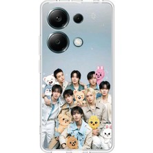 TechTree Redmi Note 13 Pro 4g Uyumlu Tray Kids K-Pop Grubu ve Skzoo Temalı Baskılı Silikon Kılıf