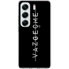 TechTree Tecno Camon 40 Pro Uyumlu Vazgeçme Yazılı Baskılı Silikon Kılıf