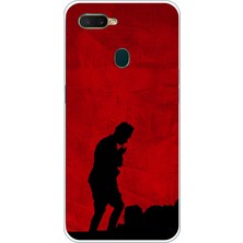 TechTree Oppo A5S-AX7-A12 Uyumlu Gölge ve Siluet Detaylı Atatürk Baskılı Silikon Kılıf