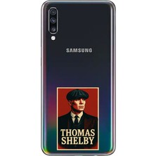 TechTree Samsung Galaxy A70 Uyumlu Thomas Shelby Afiş Baskılı Silikon Kılıf