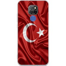 TechTree General Mobile Gm 20 Uyumlu Türk Bayrağı Baskılı Silikon Kılıf